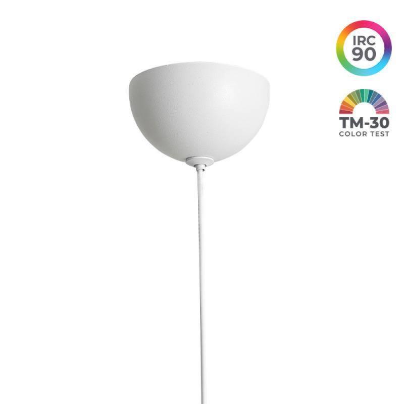 Pendente Nordecor Mond LED Branco 5 watts 3000K IRC90 Ø100x206mm Cabo 2 metros 90056 