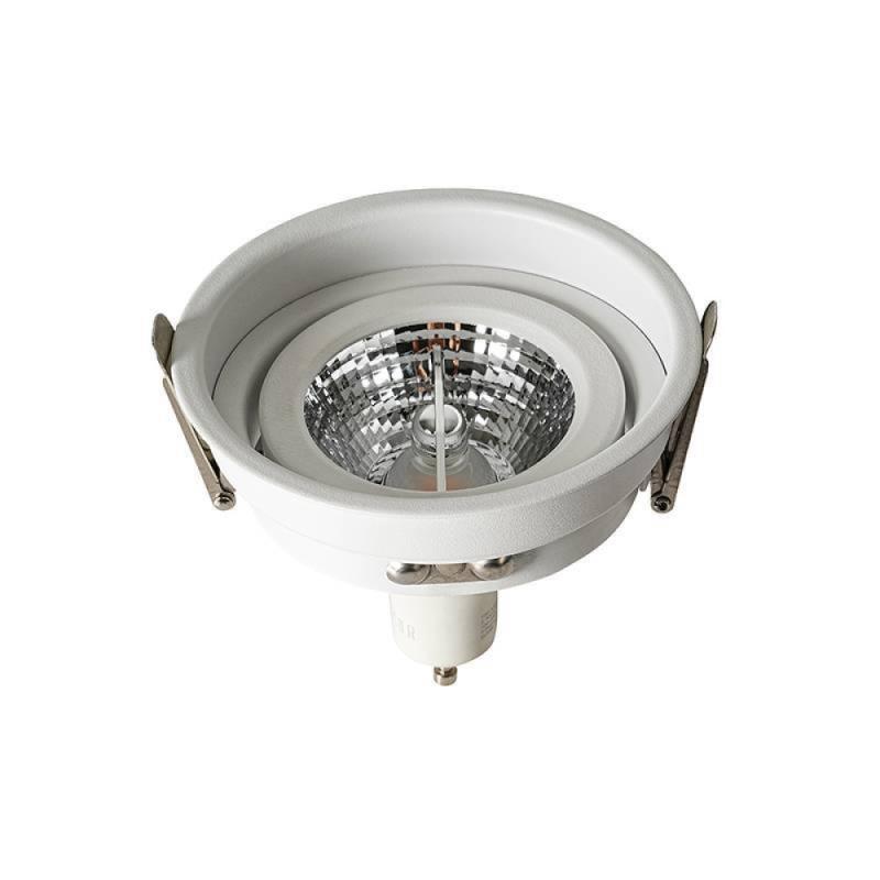 Spot de Embutir Nordecor Loyo Pro Redondo AR70 Alumínio Branco Ø105x40mm 80029