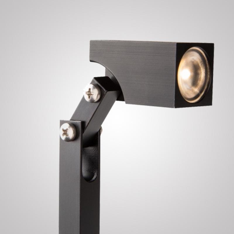 Balizador Direct Light Quadrati Articulado 1,5 watts 34° 2700K IRC90 IP66 Bivolt Haste 500mm DL PT1 PREN