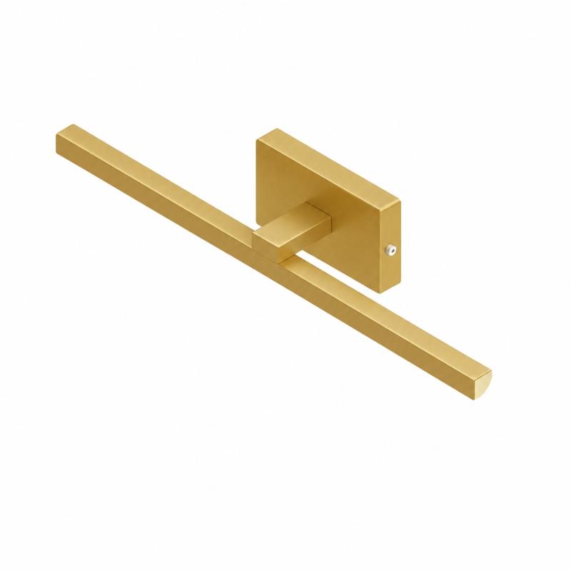 Arandela Montare Frame Dourado Fosco 45° 4,6 watts 3000K Bivolt 400x70x70mm 33840 PREN