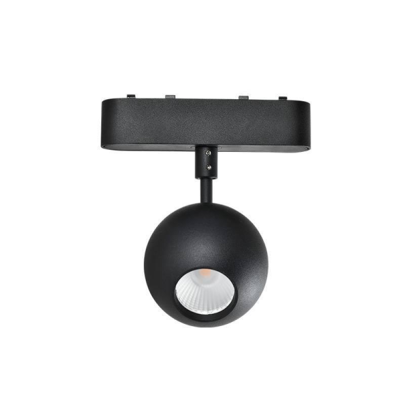 Spot Magnético Nordecor Kay Tez 9,5 watts 3000K 48V  IRC90 38° Preto Ø70x135mm 6560 PREN