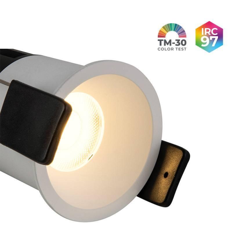 Spot de Embutir Nordecor VEXO LED 6 watts 3000K IRC97 17° Branco 80083