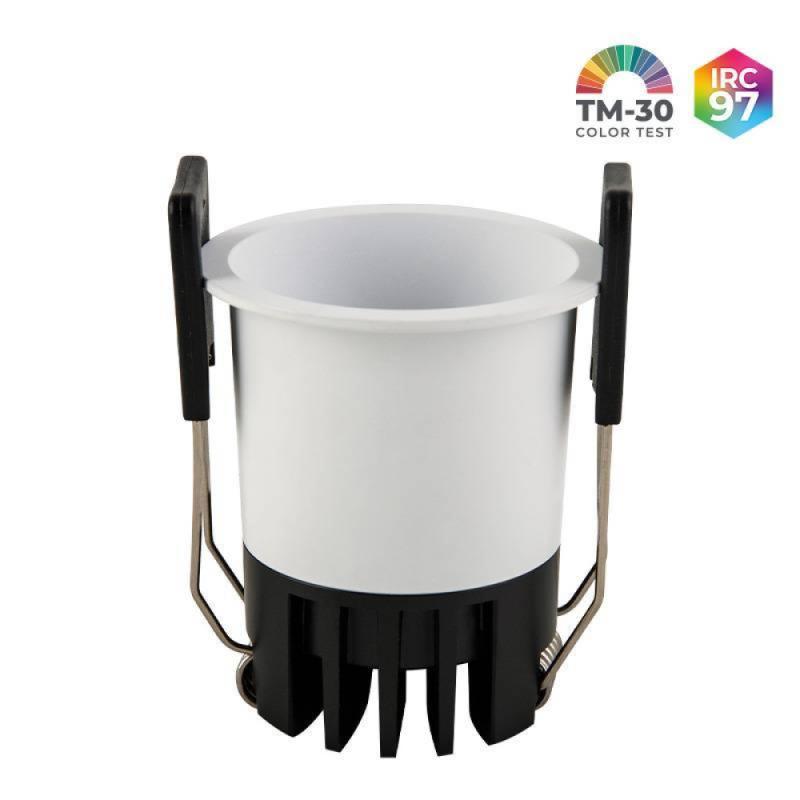 Spot de Embutir Nordecor VEXO LED 6 watts 2700K IRC97 53° Branco 80085