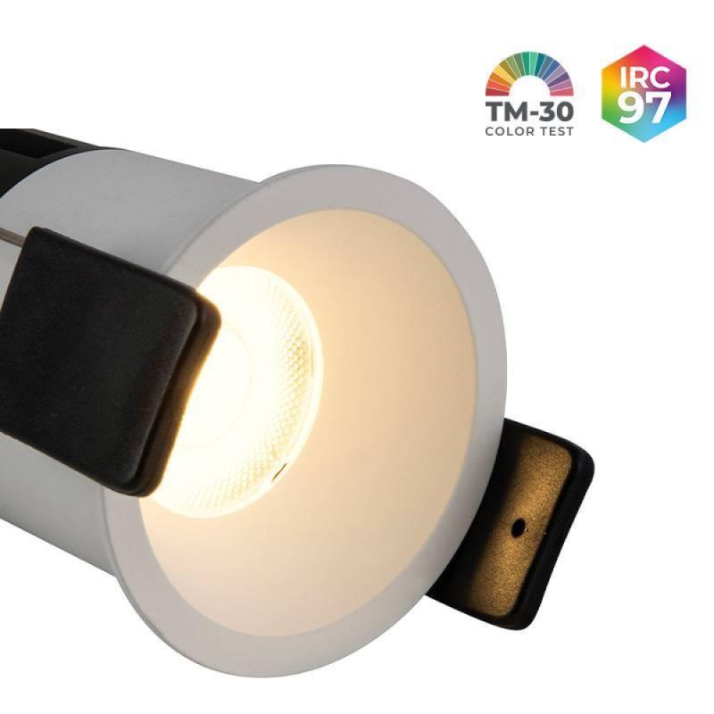 Spot de Embutir Nordecor VEXO LED 6 watts 2700K IRC97 53° Branco 80085