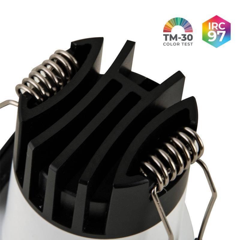 Spot de Embutir Nordecor VEXO LED 6 watts 3000K IRC97 53° Branco 80087