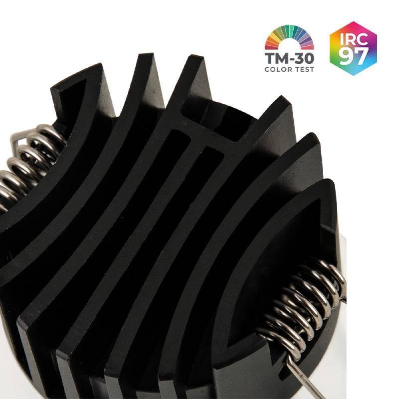 Spot de Embutir Nordecor VEXO LED 9 watts 2700K IRC97 17° Branco 80089