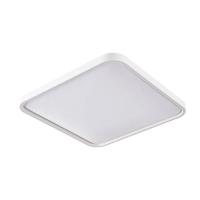 Plafon de Sobrepor Nordecor Liny Quadrado Branco LED Dimerizável 30 watts 3000K/4000K/6500K Bivolt 490x490mm 90046