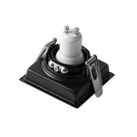 Spot de Embutir Nordecor Loyo Pro Quadrado PAR20 Alumínio Preto 111x111mm 80038