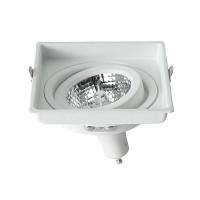 Spot de Embutir Nordecor Loyo Pro Quadrado AR70 Alumínio Branco 111x111mm 80041