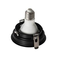 Spot de Embutir Nordecor Loyo Pro Redondo PAR20 Alumínio Preto Ø105mm 80026