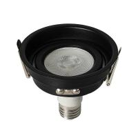 Spot de Embutir Nordecor Loyo Pro Redondo PAR20 Alumínio Preto Ø105mm 80026