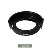 Spot de Embutir Nordecor Loyo Redondo PAR30 Alumínio Preto Ø136mm 80028