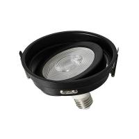 Spot de Embutir Nordecor Loyo Redondo PAR30 Alumínio Preto Ø136mm 80028