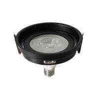 Spot de Embutir Nordecor Loyo Redondo PAR30 Alumínio Preto Ø136mm 80028