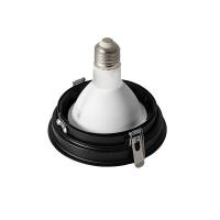 Spot de Embutir Nordecor Loyo Redondo PAR30 Alumínio Preto Ø136mm 80028