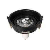 Spot de Embutir Nordecor Loyo Pro Redondo AR70 Alumínio Preto Ø105mm 80030