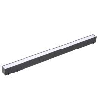 Módulo Studioluce Linear Pontual Slack Preto 24 watts 2700K 48V 642X40X45mm ML1952PT