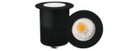 Embutido de Solo LED Mundial 5 watts IRC95 3000K 24° IP67 Bivolt Anti Ofuscante Ø65x70mm ML-0421 PREN