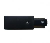 Ponteira e Alimentador Opus Preto para Trilho Sobrepor 116x30x20mm OPS 35499 PREN