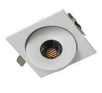 Spot de Embutir Nordecor SKEL Quadrado Branco LED 7 watts 3000K IRC90 90x88x52mm 80073