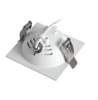 Spot de Embutir Nordecor SKEL Quadrado Branco LED 7 watts 3000K IRC90 90x88x52mm 80073