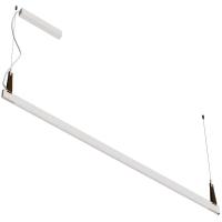 Pendente Newline Fit10 Couro Difuso Uplight e Downlight 41 watts Bivolt 1500x14x50mm PDC10151LED