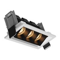 Embutido Newline Articulado New Pixel 3 Focos 30° 12 watts Bivolt 102x50x50mm EM03044LED