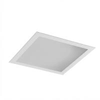 Plafon Embutido Plano Belly Iluminação Acrílico Fosco 300x300mm 3L E27 E-088/30