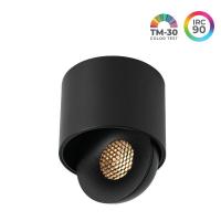 Spot de Sobrepor Nordecor SKEL Redondo LED Preto 7 watts 36º 3000K IRC90 Ø78x57mm 80076
