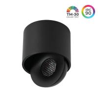 Spot de Sobrepor Nordecor SKEL Redondo LED Preto 7 watts 36º 3000K IRC90 Ø78x57mm 80076