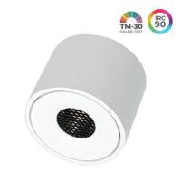 Spot de Sobrepor Nordecor SKEL Redondo LED Branco 7 watts 36º 3000K IRC90 Ø78x57mm 80075