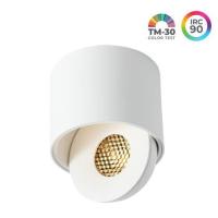 Spot de Sobrepor Nordecor SKEL Redondo LED Branco 7 watts 36º 3000K IRC90 Ø78x57mm 80075