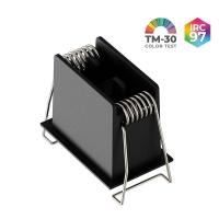 Spot de Embutir Nordecor Powerlux Preto LED 3 watts 36º 3000K IRC97 52x32x40mm 80112