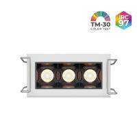 Spot de Embutir Nordecor Powerlux Branco LED 5 watts 36º 3000K IRC97 62x32x40mm 80114 