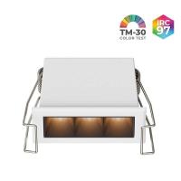 Spot de Embutir Nordecor Powerlux Branco LED 5 watts 36º 3000K IRC97 62x32x40mm 80114 