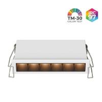 Spot de Embutir Nordecor Powerlux Branco LED 8 watts 36º 3000K IRC97 109x32x40mm 80117 