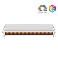 Spot de Embutir Nordecor Powerlux Branco LED 18 watts 36º 3000K IRC97 205x32x40mm 80120 