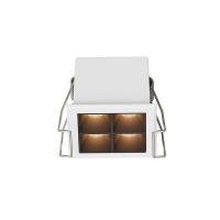Spot de Embutir Nordecor Powerlux Branco e Preto LED 7 watts 36º 3000K IRC97 52x52x40mm 80123 