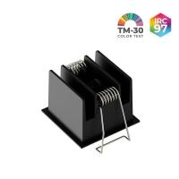 Spot de Embutir Nordecor Powerlux Preto LED 7 watts 36º 3000K IRC97 52x52x40mm 80124