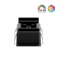 Spot de Embutir Nordecor Powerlux Preto LED 7 watts 36º 3000K IRC97 52x52x40mm 80124