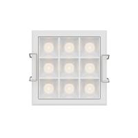 Spot de Embutir Nordecor Powerlux Branco LED 12 watts 36º 3000K IRC97 52x52x40mm 80125