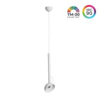 Pendente Nordecor Mond LED Branco 5 watts 3000K IRC90 Ø100x206mm Cabo 2 metros 90056 