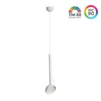 Pendente Nordecor Mond LED Branco 5 watts 3000K IRC90 Ø100x206mm Cabo 2 metros 90056 