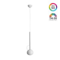 Pendente Nordecor Mond LED Branco 5 watts 3000K IRC90 Ø100x206mm Cabo 2 metros 90056 