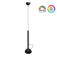 Pendente Nordecor Mond LED Preto 5 watts 3000K IRC90 Ø100x206mm Cabo 2 metros 90057 