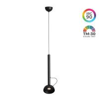 Pendente Nordecor Mond LED Preto 5 watts 3000K IRC90 Ø100x206mm Cabo 2 metros 90057 