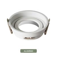 Spot de Embutir Nordecor Loyo Pro Redondo AR70 Alumínio Branco Ø105x40mm 80029