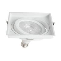 Spot de Embutir Nordecor Loyo Pro Quadrado PAR30 Alumínio Branco 155x155x40mm 80039