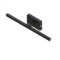 Arandela Montare Frame Preto 45° 4,6 watts 3000K Bivolt 400x70x70mm 33840 PREN