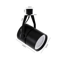 Spot para Trilho Nordecor Classic Preto PAR30 E27 (CDMR) Ø102x142mm 6319 PREN